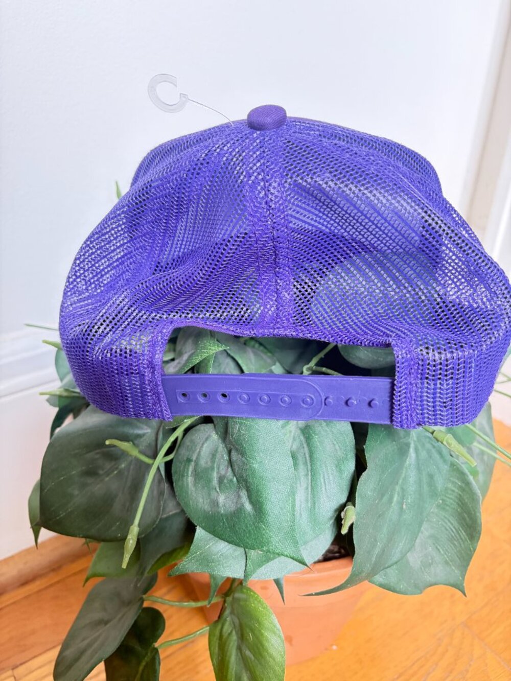 Cabella's Trucker Baseball Cap Purple Adjustable Snap Back Bass Pro Shop - Picture 8 of 8